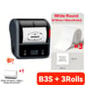 B3S Wireless Bluetooth Label Printer  3 Inch Inkless Barcode Sticker Maker 12