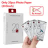 MT53 Mini Bluetooth Photo Printer  Portable 2x3 Inkless Color Sticker Printer 1