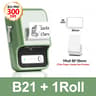 B21 Pro 300 DPI Bluetooth Label Printer  Dual Color Wireless Sticker Maker USB 4
