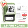 B21 Pro 300 DPI Bluetooth Label Printer  Dual Color Wireless Sticker Maker USB 9
