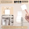 White Thermal Label Sticker Rolls  Self Adhesive Printable Labels 2050mm 1