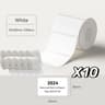 White Thermal Label Sticker Rolls  Self Adhesive Printable Printer Labels 2050mm 17