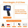 CL05P Mini Handheld Inkjet Printer  Portable 127mm Date And Barcode Coding Machine 1