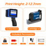 CL05P Mini Handheld Inkjet Printer  Portable 127mm Date And Barcode Coding Machine 3