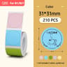 Thermal Label Sticker Rolls  White Color And Transparent Self Adhesive Printer Labels 7