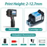 Portable Handheld Inkjet Printer  127mm Date Coding And Barcode Printing Machine 4