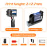 Portable Handheld Inkjet Printer  254mm Expiry Date And Batch Code Machine 3