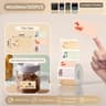 Waterproof Thermal Label Sticker Rolls  Self Adhesive Printer Paper Refills 15