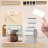 Waterproof Thermal Label Sticker Rolls  Self Adhesive Printer Paper Refills 25
