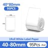 Waterproof White Thermal Label Stickers  Self Adhesive Printer Paper Refills 13