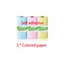 57mm Self Adhesive Thermal Sticker Paper  Colorful Mini Printer Refills 5