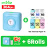 304 DPI Mini Bluetooth Photo Printer  Portable Inkless Sticker And Notes Maker 7