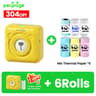 304 DPI Mini Bluetooth Photo Printer  Portable Inkless Sticker And Notes Maker 12