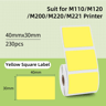 ShapeNest Thermal Sticker Labels  Waterproof Round And Square Adhesive Paper Refills 14