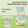 ShapeNest Thermal Sticker Labels  Waterproof Round And Square Adhesive Paper Refills 15