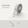 Transparent And White Round Thermal Label Stickers For Easy Organization 6