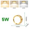 Modern Gold LED Ceiling Downlight For Elegant Home Lighting 1