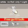 Adjustable GU10 LED Track Spotlight For Modern Ceiling And Kitchen Lighting 2