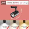 Stepless Dimmable LED Track Spotlight For Modern Home And Shop Lighting 7