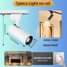 Stepless Dimmable LED Track Spotlight For Modern Home And Shop Lighting 10