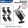 Adjustable GU10 LED Track Spotlight For Modern Home And Store Lighting 7