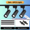 20W Dimmable LED Track Light Set For Bedroom And Shop Lighting 3