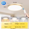 Modern RGB Dimmable LED Ceiling Light With Remote Control 1
