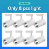 110V LED Track Light Set With 3 Color Modes For Home And Shop Lighting 7