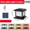 Waterproof Solar LED Pillar Light With Remote Control And 4 Color Modes 1