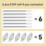 50W COB LED Track Spotlight For Kitchen And Retail Shop Lighting 12