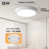 Industrial LED Ceiling Work Light For Garage Workshop And Home Lighting 2