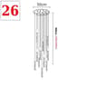 Luxury Crystal Spiral LED Staircase Chandelier For High Ceiling Living Rooms 12
