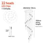 Luxury Crystal Spiral LED Staircase Chandelier For High Ceiling Living Rooms 15