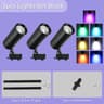 RGB LED Track Spotlight With Flicker Effect For Stage And Party Lighting 10