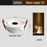 Ultra Thin LED Recessed Spotlight With 3 8 15 Narrow Beam Lighting 8