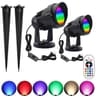 10W RGBW LED Indoor Spotlight With Remote Control And Dimming 1