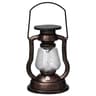 Solar Hanging Candle Lantern With Flickering LED Flame For Garden Decor 1