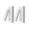 Adjustable Bedside Reading Wall Lamp With USB And TypeC Charging 4