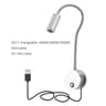 3W Dimmable USB Bedside Reading Wall Lamp With Flexible Arm 1