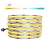 24V Tunable White COB LED Strip Light Kit With Remote Dimmer 2