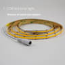 12V Dimmable COB LED Strip Light Kit With Motion Sensor 1