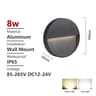 Waterproof Outdoor LED Wall Stair Light For Porch And Terrace 9