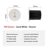1W Round Recessed LED Stair Light With Motion Sensor For Indoor And Outdoor Use 5