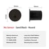 1W Round Recessed LED Stair Light With Motion Sensor For Indoor And Outdoor Use 1