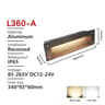 Waterproof Outdoor LED Stair Light For Fence And Balcony 6