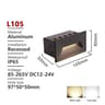 Waterproof Outdoor LED Stair Light For Fence And Balcony 1