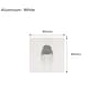 Recessed LED Stair Step Wall Light With Aluminum Housing And Mounting Box 6