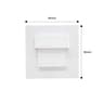 Recessed LED Stair Step Light With Motion Sensor And Mounting Box 9