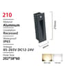 Outdoor Motion Sensor LED Step Light With Waterproof Recessed Design 10