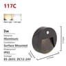 Waterproof Outdoor Motion Sensor LED Stair Wall Light For Garden 3
